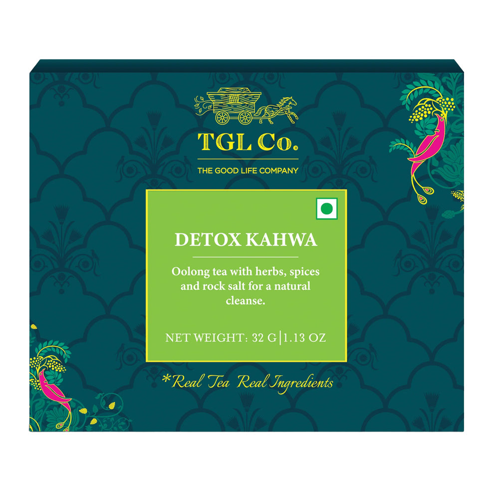 Detox Kahwa Oolong Tea Bags / Loose Tea (16 Tea Bags)