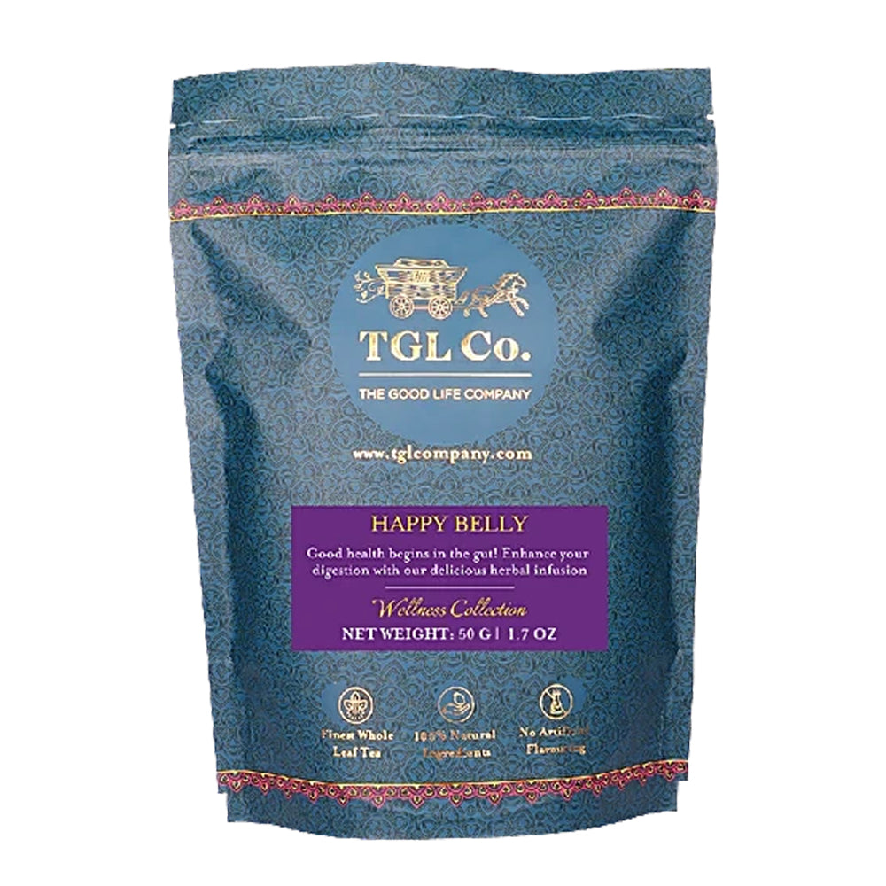 Happy Belly Green Tea - Bags / Loose Leaf (200 Gm)
