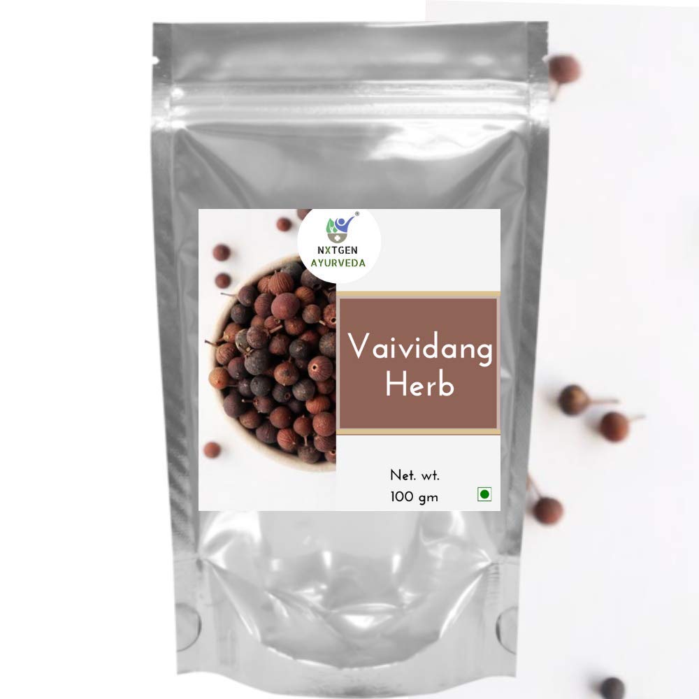 Nxtgen Ayurveda Vai Vidang | 100g | Embelia Ribes | Baividang