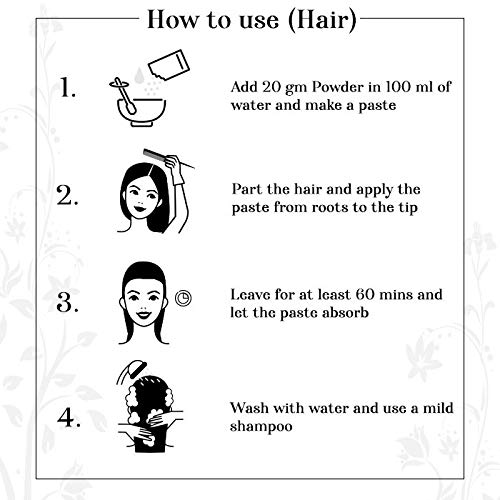 Rozhub Naturals Shikakai Powder For Pimple Free Clear Skin, Silky Hair, 100 Gm