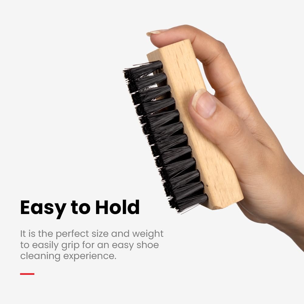 SHOEGR Shoe Brush for Proper Sneaker & Shoe Cleaning (All Purpose)