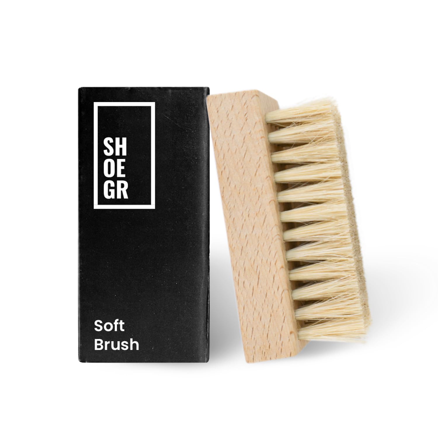 SHOEGR Shoe Brush for Proper Sneaker & Shoe Cleaning (Soft)