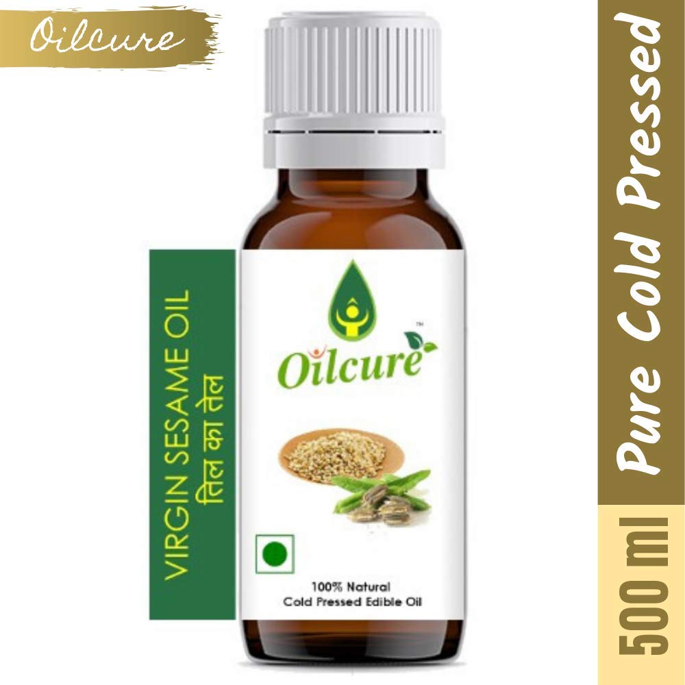 Oilcure Virgin Sesame Oil Cold Pressed- 500 ml