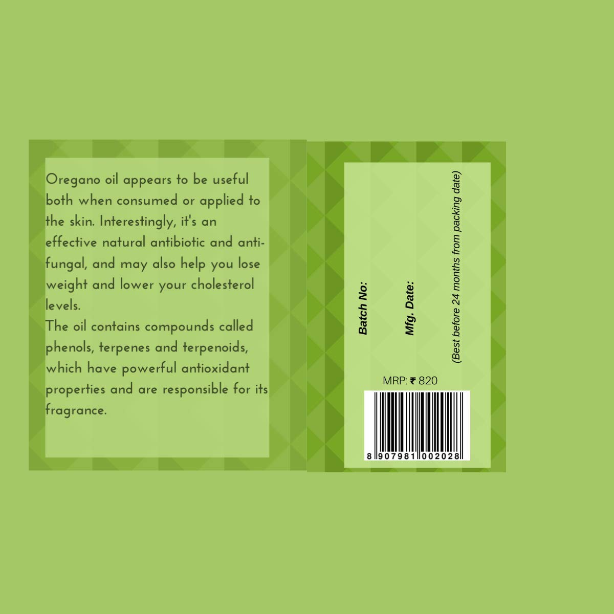 Oilcure Oregano Essential Oil | 30 ml | Pure | Undiluted