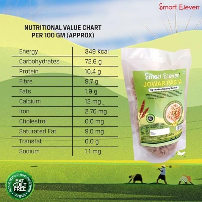 Vegan Jowar Pasta Pack of 2