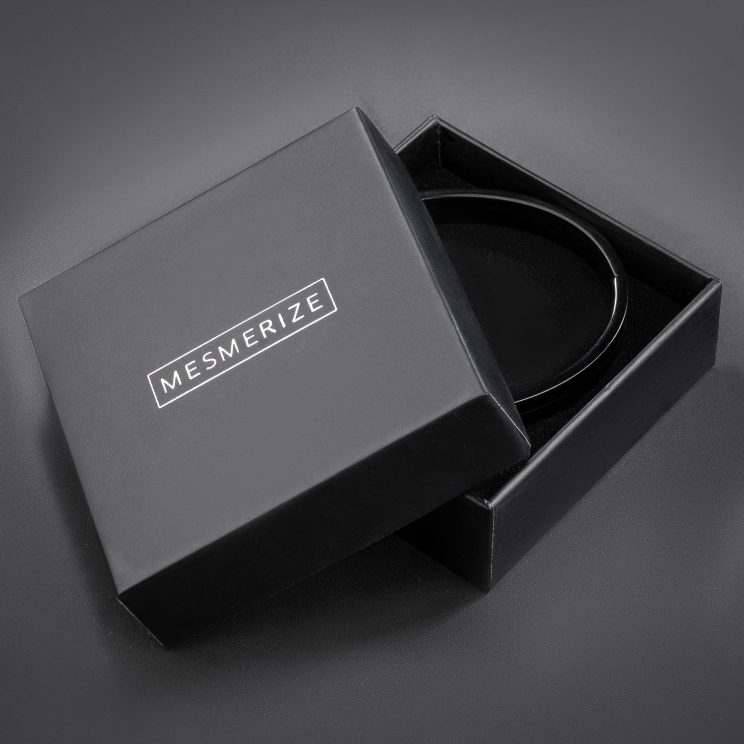 Black Dual Finish Kada Stainless Steel Openable Oval Kada Bracelet | Waterproof, Anti-tarnish, Rust-free, Skin friendly | 8 mm Bracelets for Men