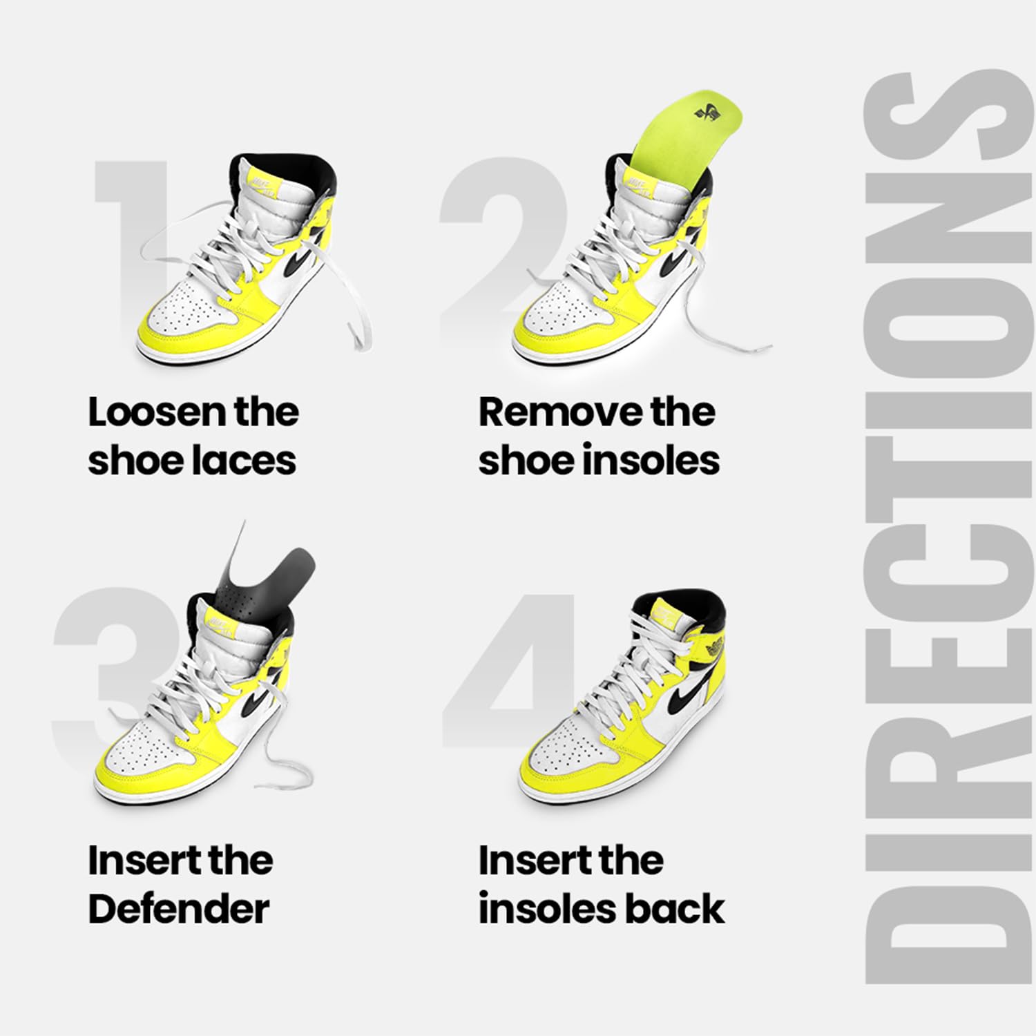 SHOEGR Sneaker Crease Remover Pack of 1(Large)