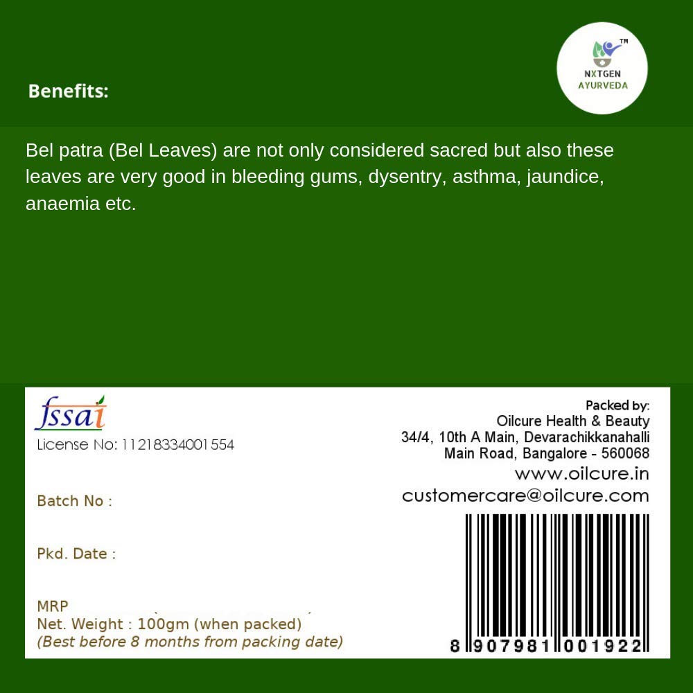 Nxtgen Ayurveda Bel Patra Powder- 100 gm