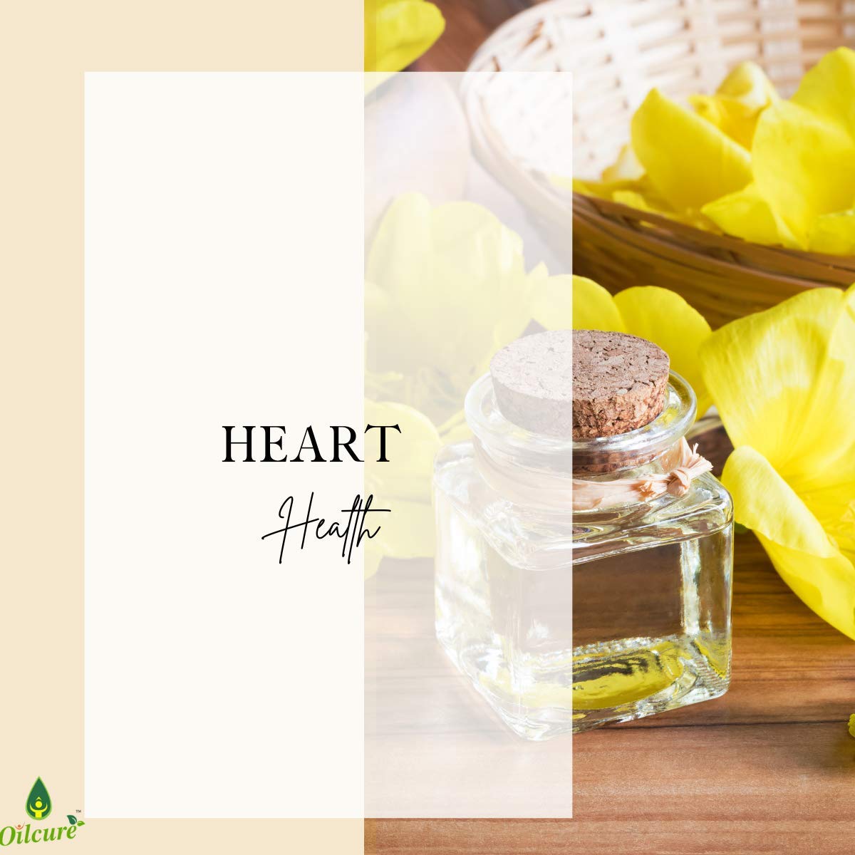 Oilcure Evening Primrose Oil | 30 ml | Therapeutic Grade | Carrier Oil