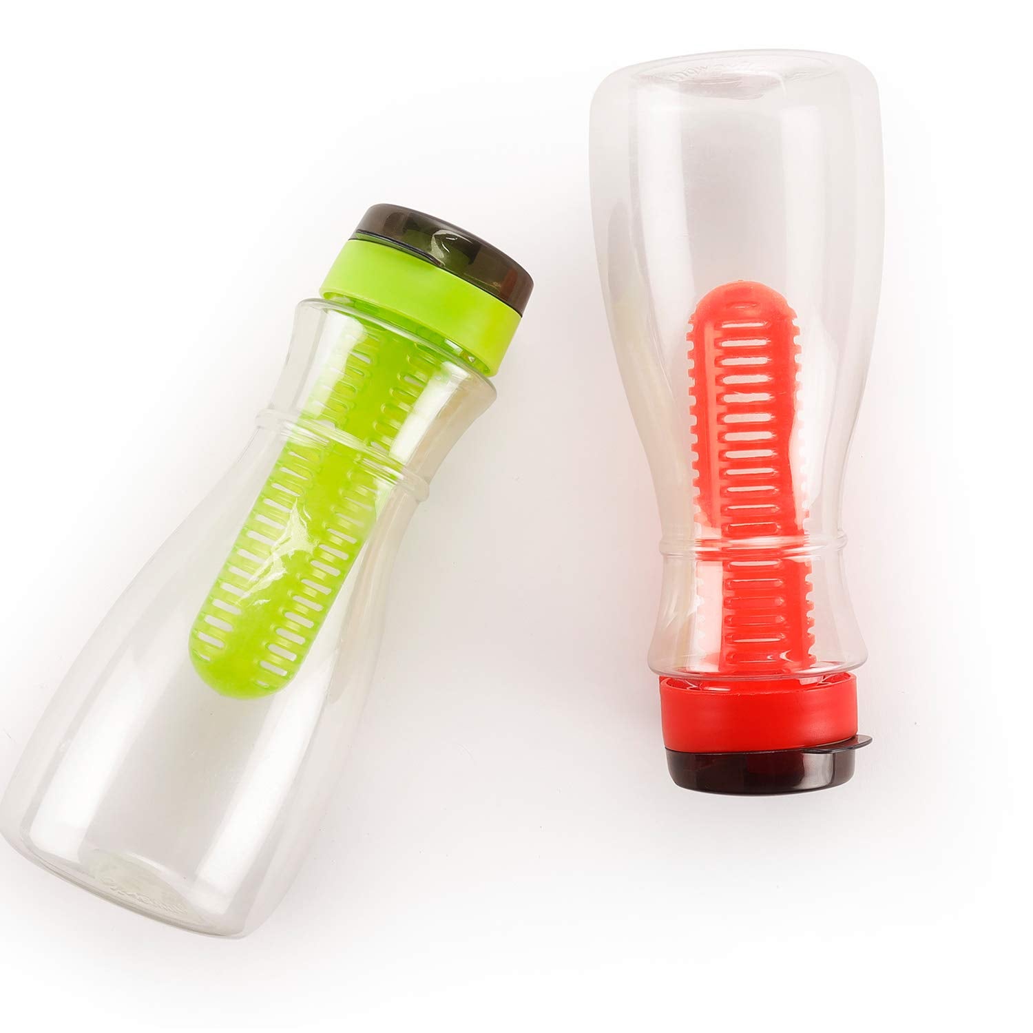 Oliveware Infuser Jug | 1000 Ml | Plastic | Removable Core & Lid | BPA Free | for Fruit & Tea Infusion | Dishwasher & Fridge Safe | Orange