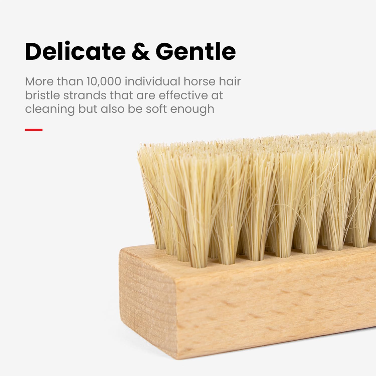 SHOEGR Shoe Brush for Proper Sneaker & Shoe Cleaning (Soft)