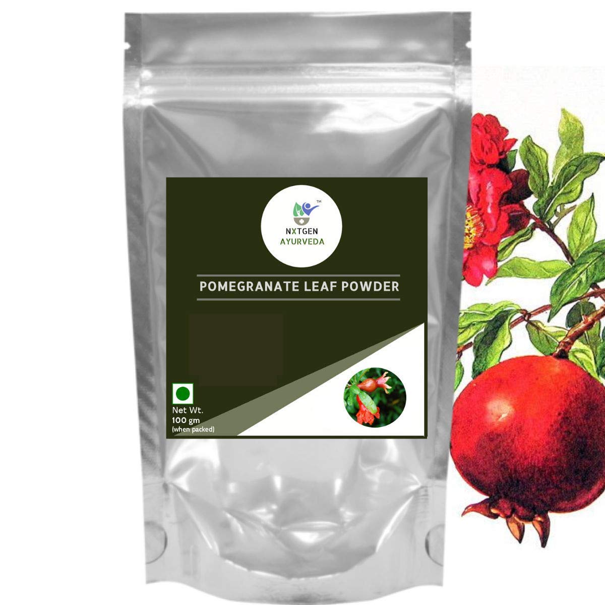 Nxtgen Ayurveda Pomegranate (Anar) Leaf Powder - 100gm