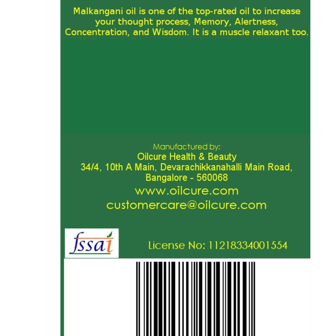 Oilcure Malkangani Oil