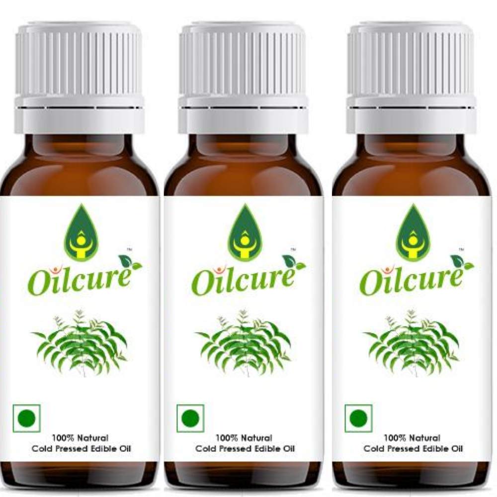 Oilcure Neem Oil Cold Pressed 100 ml- Pack of 3 (300 ml)