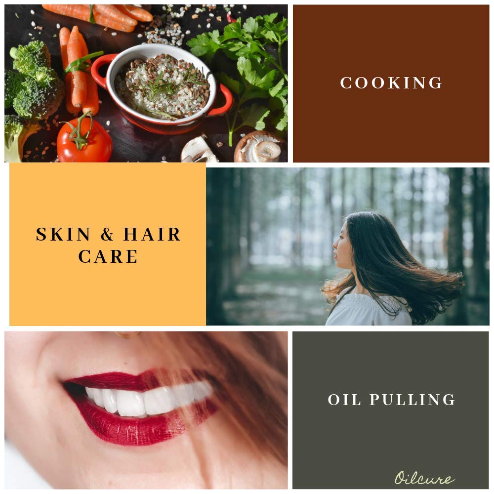 Oilcure Sesame Oil Cold Pressed 100 ml- Pack of 3 (300 ml)