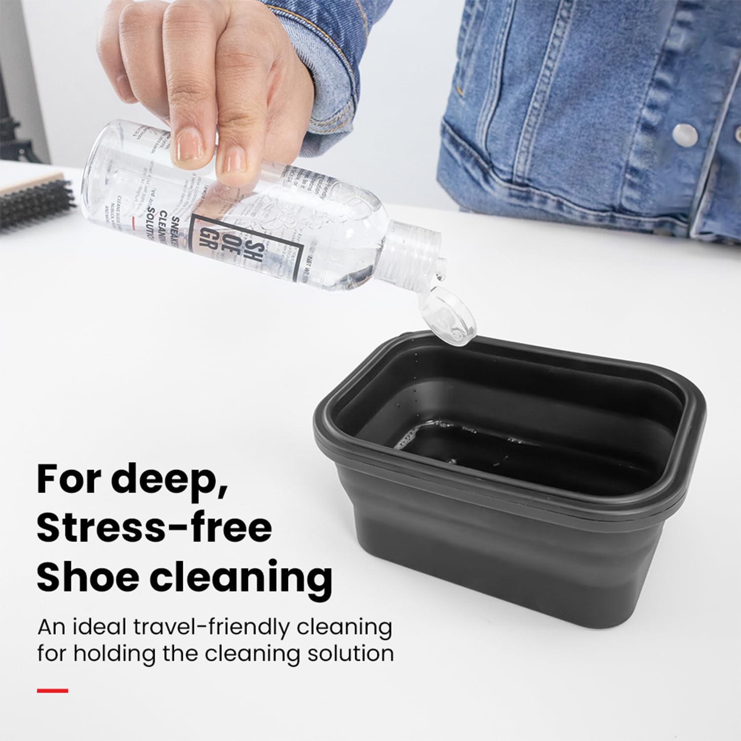 SHOEGR Supreme Shoe Cleaning Kit with Shoe Protector Spray