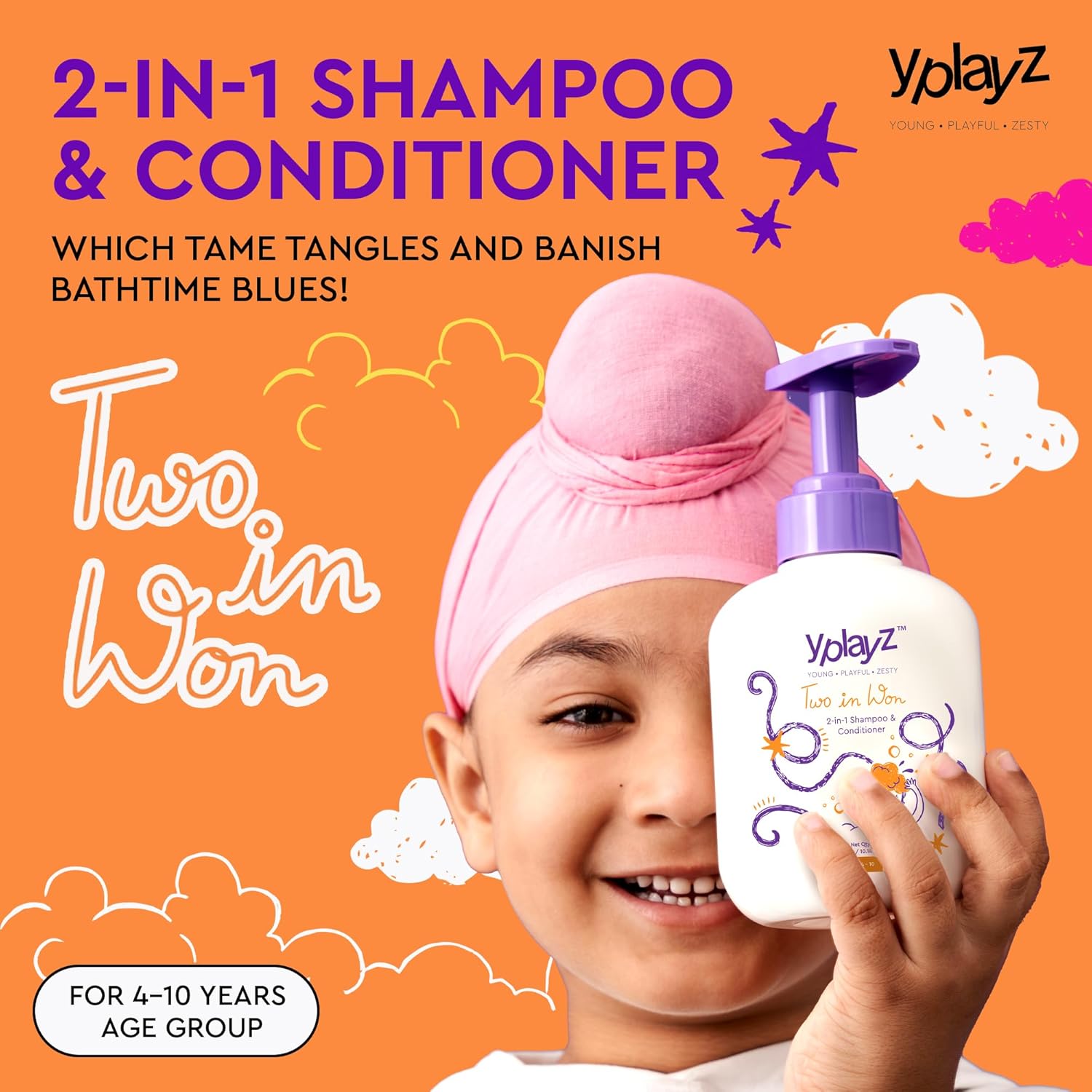 Two in Won 2 in 1 Shampoo & Conditioner