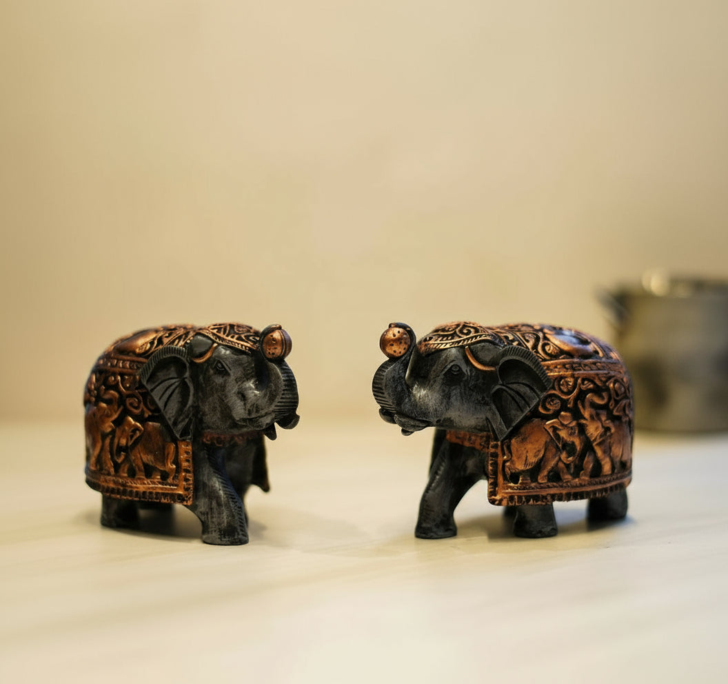 Carved Elephant statue