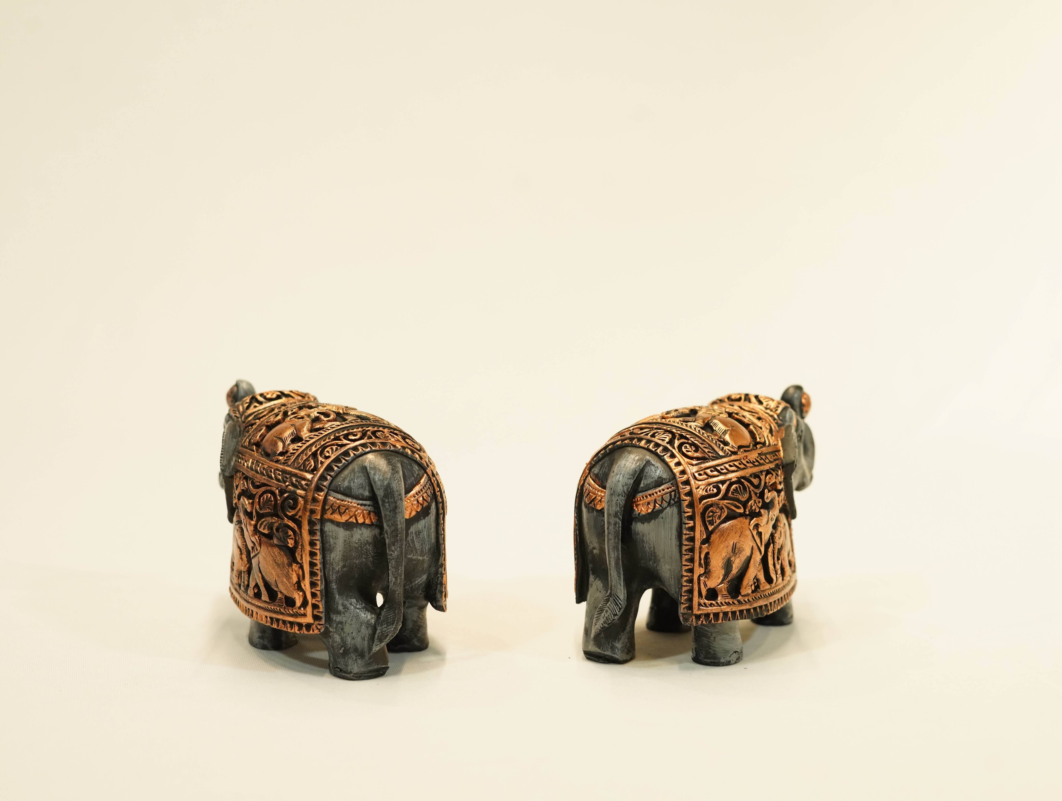 Carved Elephant statue