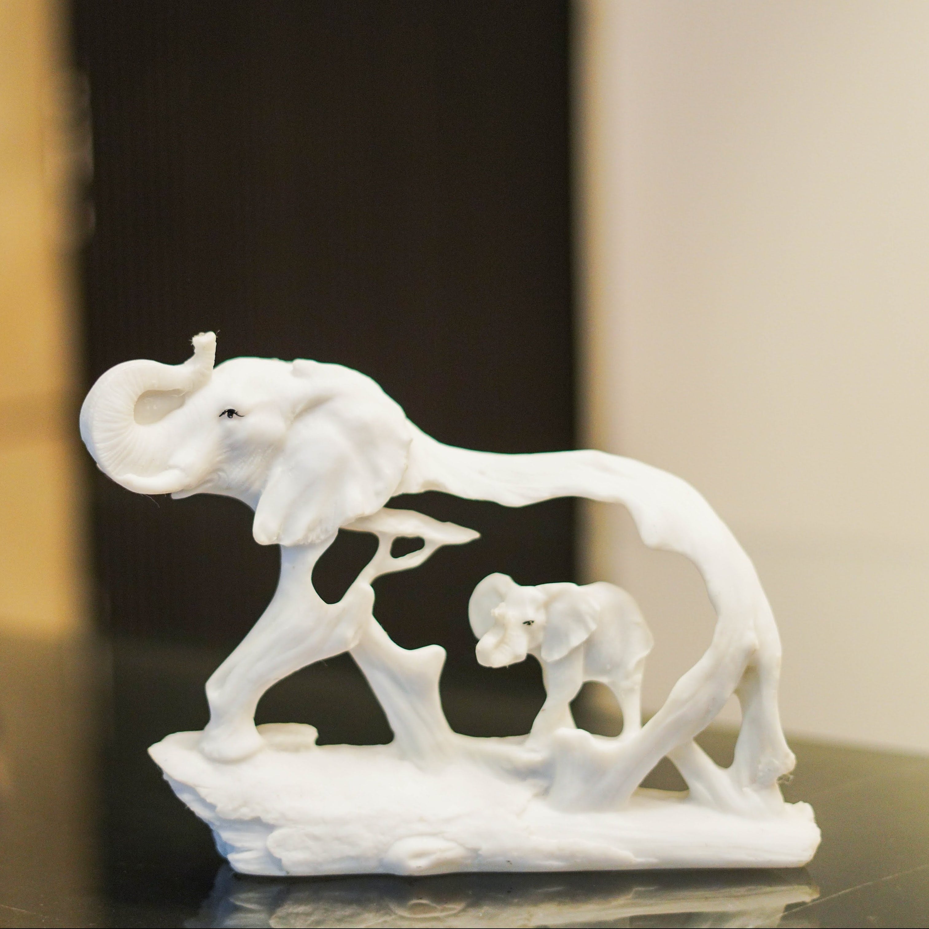 Abstract Elepahant Cutout Statue