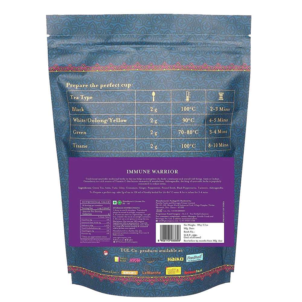 Immune Warrior Tea Loose Leaf (100 Gm)
