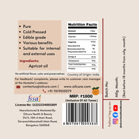 Oilcure Apricot Oil Cold Pressed