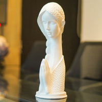 Namaste Lady Statue