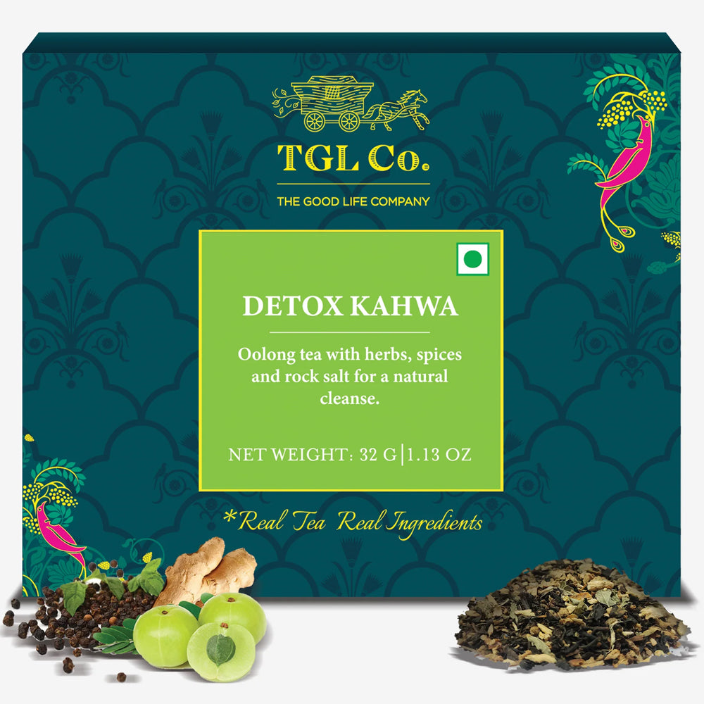 Detox Kahwa Oolong Tea Bags / Loose Tea (16 Tea Bags)