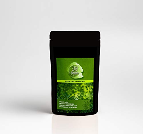 Rozhub Naturals Neem Powder For Pimple Free Clear Skin, Silky Hair, 100 Gm