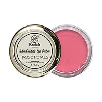 Rozhub Naturals Handmade Vegan Lip Balm for Dry, Chapped lips, Paraben & Sulphate Free - 8g (Rose Petal)