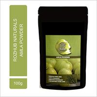 Rozhub Naturals Amla Powder For Pimple Free Clear Skin, Silky Hair, 100 Gm
