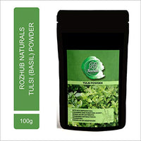 Rozhub Naturals Tulsi Powder For Pimple Free Clear Skin, Silky Hair, 100 Gm