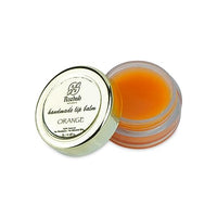 Rozhub Naturals Handmade Vegan Lip Balm for Dry, Chapped lips, Paraben & Sulphate Free - 8g (Orange)