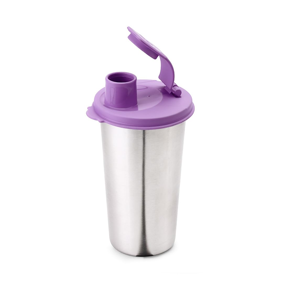 SOPL-OLIVEWARE Fancy Stainless Steel Tumbler with Lid (Violet)