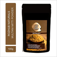Rozhub Naturals Multani Mitti Powder For Pimple Free Clear Skin, Silky Hair, 100 Gm