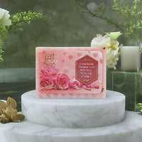 Rozhub Naturals Rose Handmade Natural Soap - Soothing and Relaxing Soap for Sensitive Skin, 100 Gm (Pack Of 4)