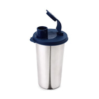 SOPL-OLIVEWARE Fancy Stainless Steel Tumbler with Lid (Blue)
