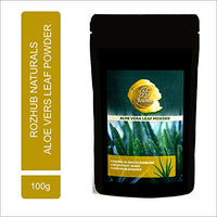 Rozhub Naturals Aloe Vera Leaf Powder For Pimple Free Clear Skin, Silky Hair, 100 Gm