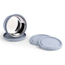 Oliveware Air Tight Lids for Benny Container | Set of 3 | Spill Proof | Leak Proof | For 290ml, 450ml, 600ml | Dishwasher & Freezer Safe (Grey)