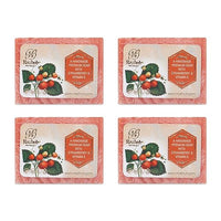 Rozhub Naturals Strawberry Handmade Soaps - Sweet and Nourishing - 100 Gm (Pack of 4)