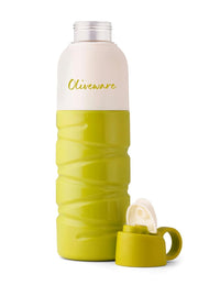 SOPL-OLIVEWARE Smash Water Bottle with Better Grip, 500 ml Bottle, BPA Free & Leak Proof, For Home, Office & Gym use - Green