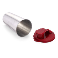 SOPL-OLIVEWARE Fancy Stainless Steel Tumbler with Lid (Mahroon)