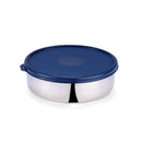 oliveware with Device Classic Stainless Steel Storage Container, Leak Proof & Spill Proof, Dishwasher & Freeze Safe (Blue - 1000ml)