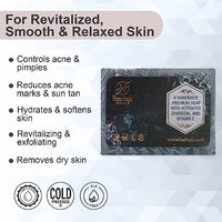 Rozhub Naturals Activated Charcoal Handmade Soaps, 100 Gm (Pack Of 4)