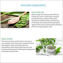 Rozhub Naturals Aloe Vera & Basil Handmade Soaps, 100 Gm (Pack Of 4)