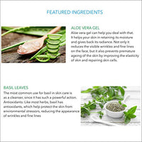 Rozhub Naturals Aloe Vera & Basil Handmade Soaps, 100 Gm (Pack Of 4)