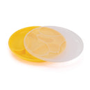 oliveware Majestic Snaks & Dry Fruit Candy Tray with Airtight Lid, BPA Free Plastic, 4 compartments (4x300 ml), Store & Serve - Yellow