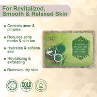Rozhub Naturals Neem Handmade Soap - Antibacterial and Antifungal Soap for Acne, Eczema, and Other Skin Conditions, 100 Gm (Pack Of 4)