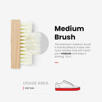 SHOEGR Shoe Brush for Proper Sneaker & Shoe Cleaning (Combo Pack of 3 Brushes)