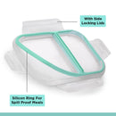 Oliveware Elite Microwave Safe Two Compartment Lunch Box for Kids